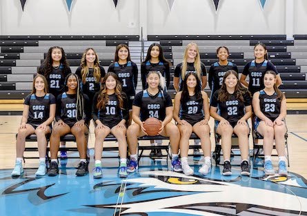 Spring 2024 CGCC Women's Basketball Team
