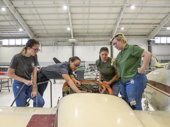 CGCC Aircraft Maintenance in Class With Instructor