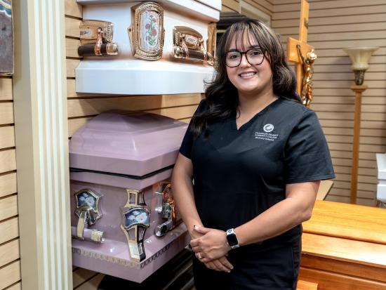 CGCC Mortuary Science Student 